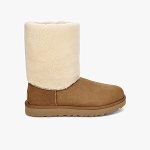 Ugg Classic Short II Sherpa Cuff Stövlar Dam Bruna (083142OGI)